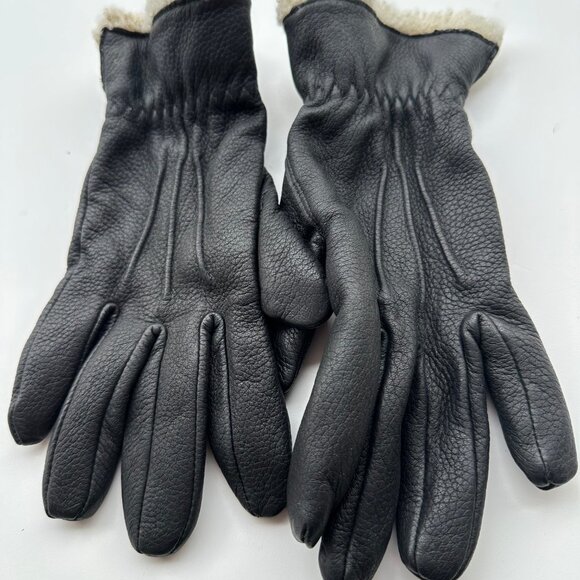 #130 LL BEAN DEER SKIN WOMANS GLOVES SIZE SMALL - Picture 2 of 7